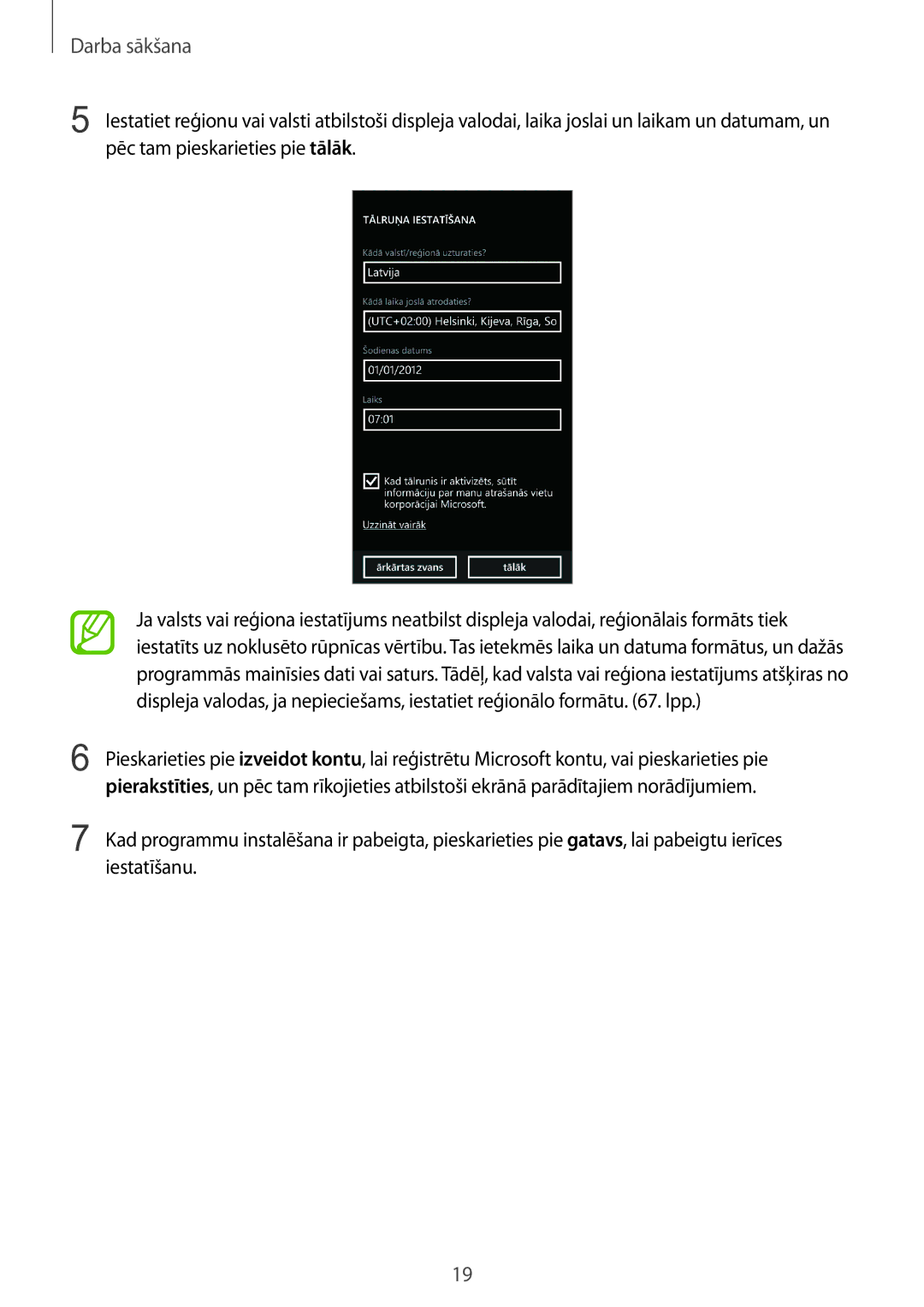 Samsung GT-I8750ALASEB manual Darba sākšana 