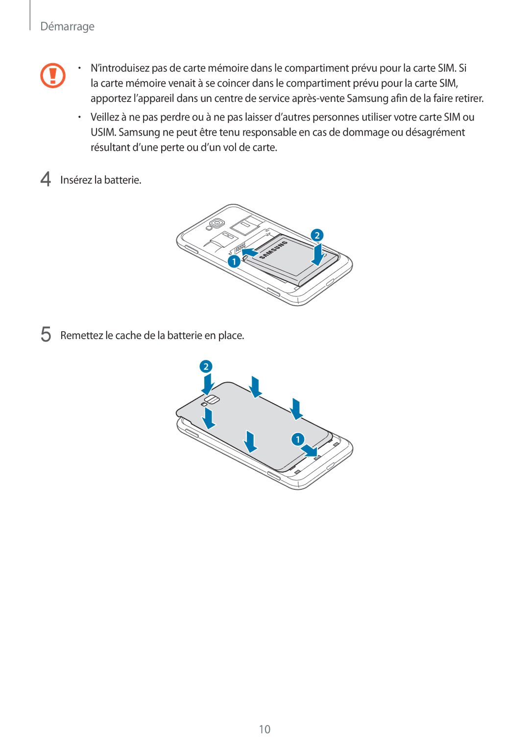 Samsung GT-I8750ALAXEF manual Démarrage 