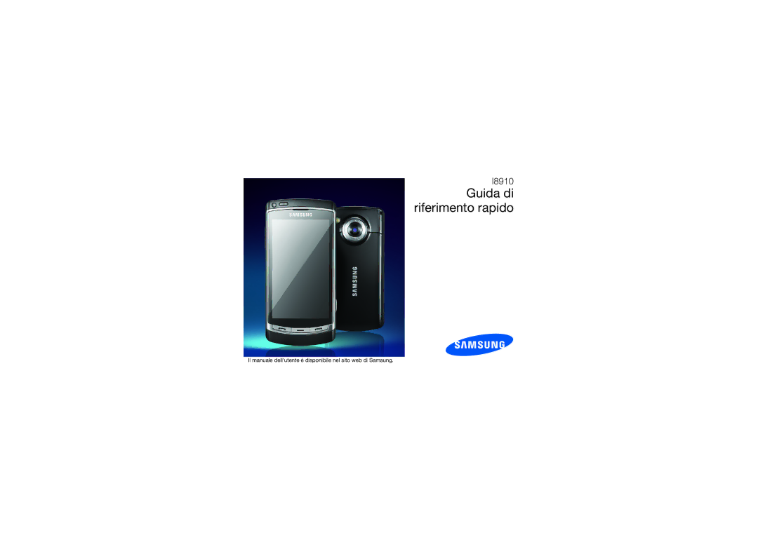 Samsung GT-I8910DKATIM, GT-I8910DKNITV, GT-I8910DKNWIN, GT-I8910DKAWIN, GT-I8910TSFITV manual Manuale dellutente 