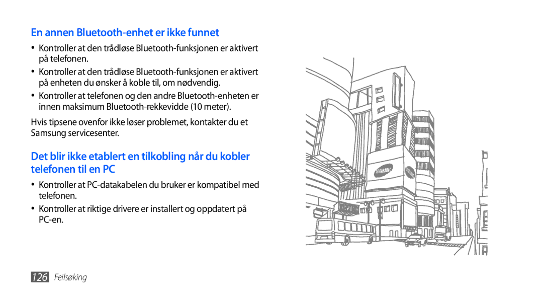 Samsung GT-I9001HKDNEE, GT-I9001UWDNEE, GT-I9001RWDNEE manual En annen Bluetooth-enhet er ikke funnet 