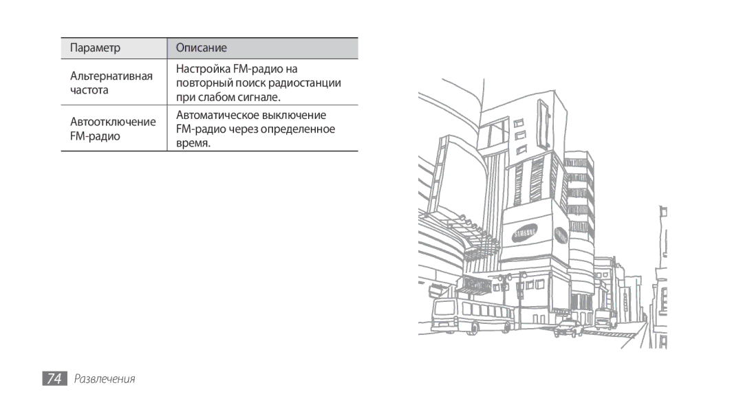 Samsung GT-I9001UWDSER, GT-I9001HKDSEB, GT-I9001RWDSER, GT-I9001HKASER, GT-I9001HKDSER, GT-I9001RWASER manual 74 Развлечения 