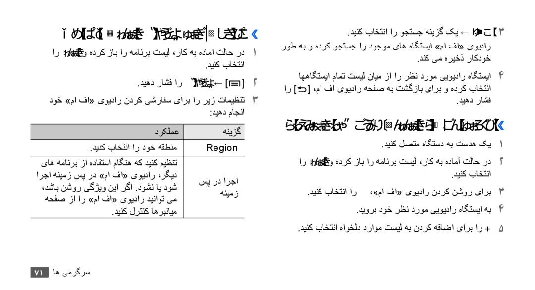 Samsung GT-I9003MKAXSS, GT-I9003RWDMID »ما فا« یویدار تامیظنت ندرک یشرافس››, هاوخلد دراوم تسیل هب ییویدار هاگتسیا ندوزفا›› 