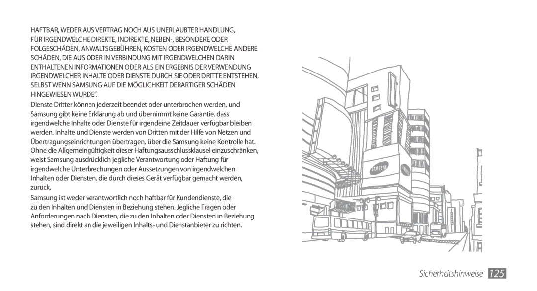 Samsung GT-I9010XKADBT manual Sicherheitshinweise 