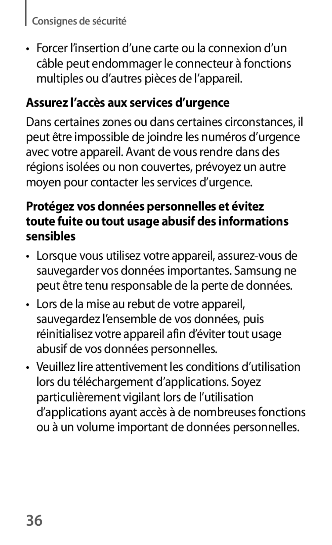 Samsung GT-I9060EGAXEF, GT-I9060ZWAXEF, GT-I9060MKAXEF manual Assurez l’accès aux services d’urgence 