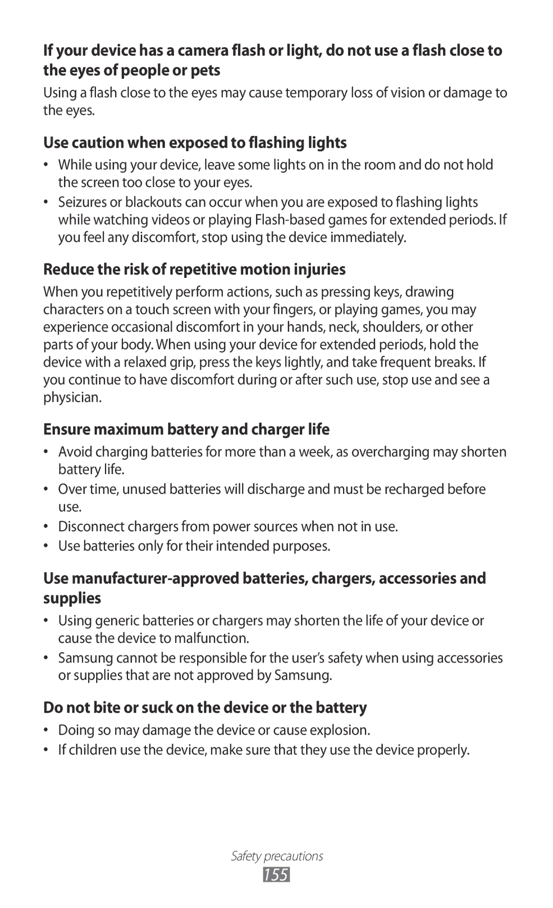 Samsung GT-I9070 user manual 155 