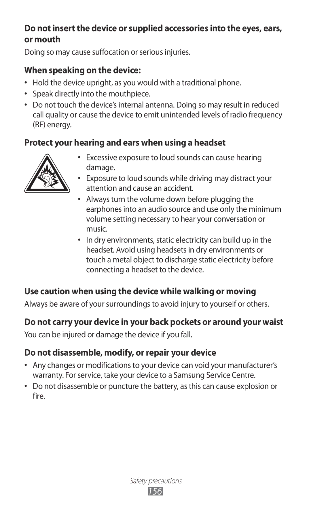 Samsung GT-I9070 user manual 156 