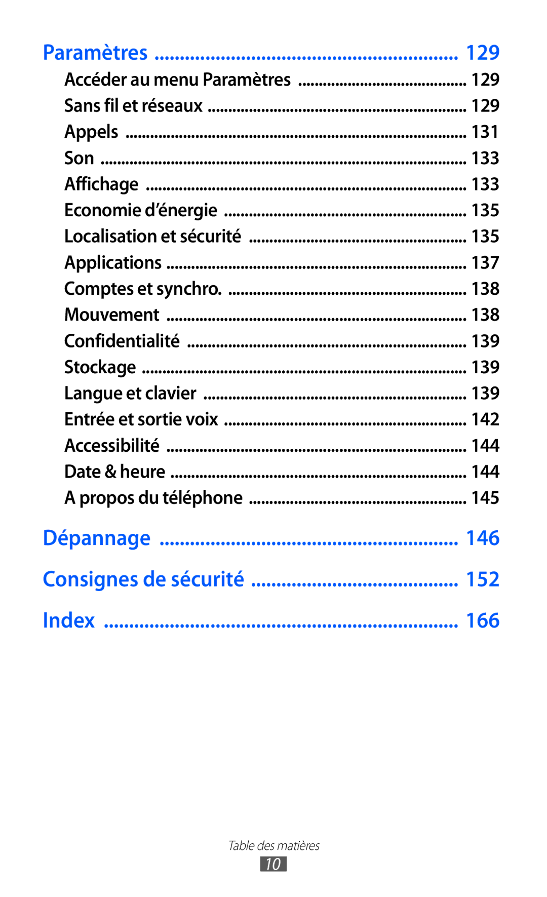 Samsung GT-I9070HKNXEF, GT-I9070RWNXEF, GT-I9070RWNNRJ, GT-I9070MSVXEF, GT-I9070HKNFTM, GT-I9070HKNNRJ manual 146 