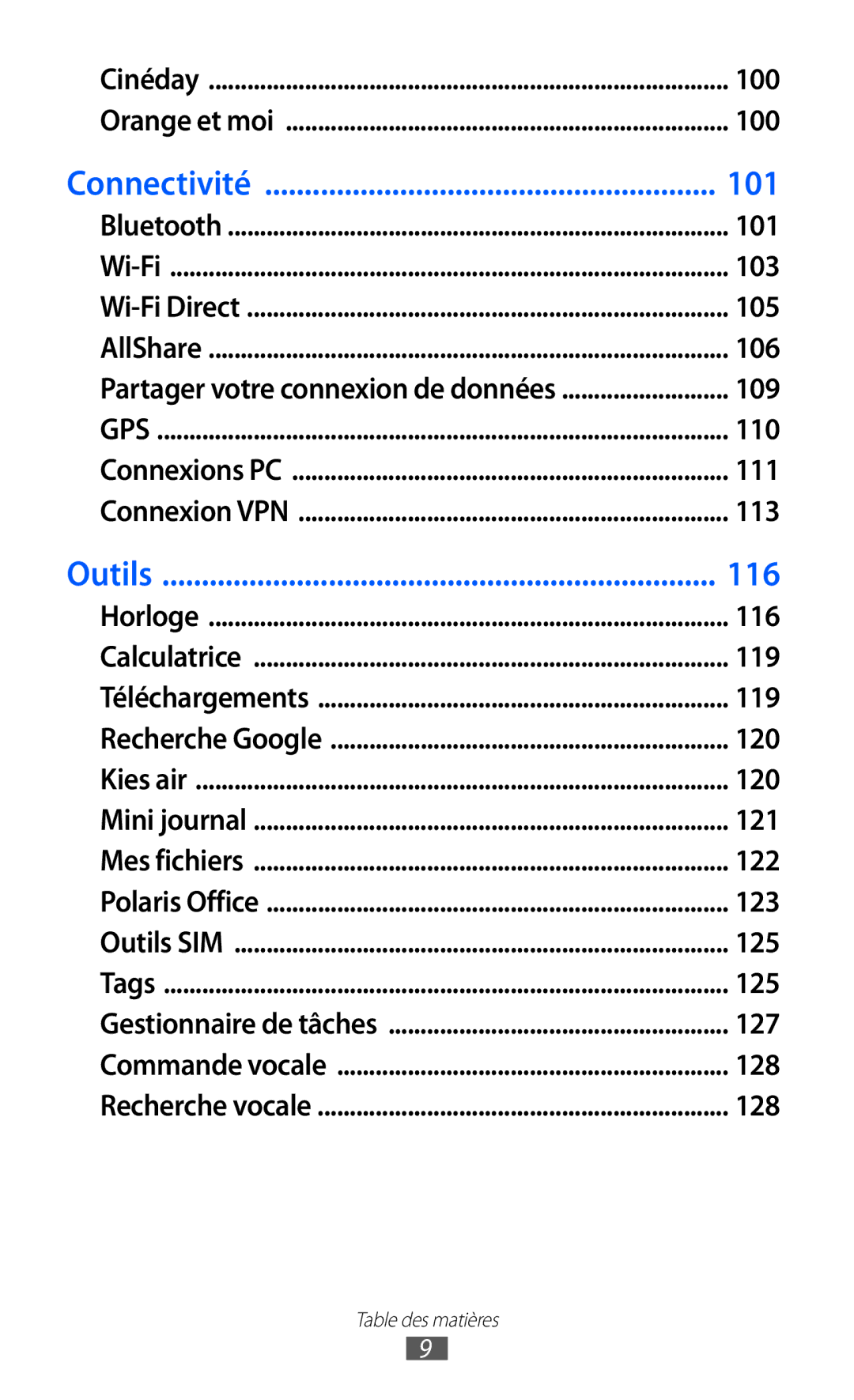 Samsung GT-I9070HKNFTM, GT-I9070RWNXEF, GT-I9070RWNNRJ, GT-I9070MSVXEF, GT-I9070HKNXEF, GT-I9070HKNNRJ manual 101 