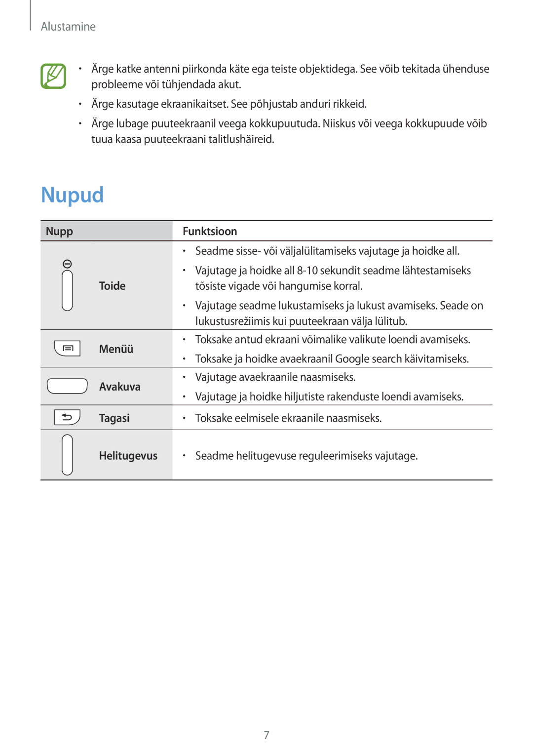 Samsung GT-I9082MBASEB, GT-I9082EWASEB manual Nupud 