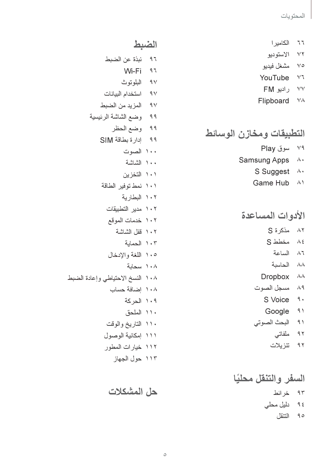 Samsung GT-I9082EWAKSA, GT-I9082EWAXFE, GT-I9082MBAXFE, GT-I9082EWAMID, GT-I9082MBAJED, GT-I9082EWAJED manual تلاكشملا لح 