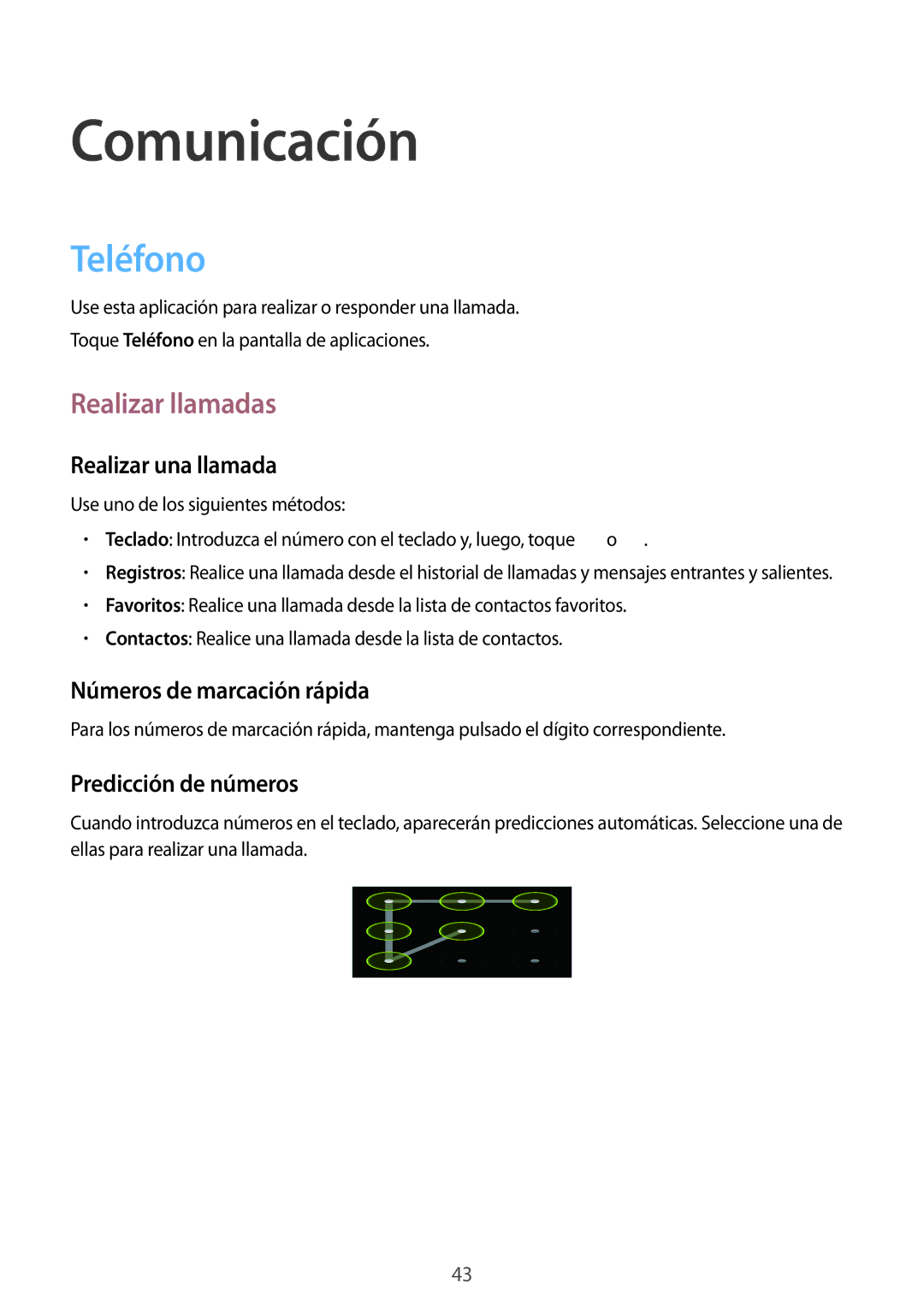 Samsung GT-I9082MBAMWD, GT-I9082MBABGL, GT-I9082EWAMWD, GT-I9082EWABGL manual Comunicación, Teléfono, Realizar llamadas 