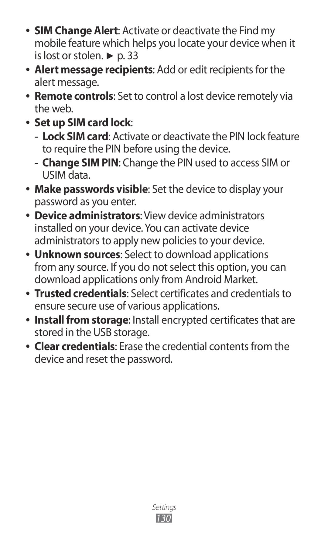 Samsung GT-I9100OIETHR, GT-I9100LKAAFR, GT-I9100LKEJED, GT-I9100RWASKZ, GT-I9100LKEKSA, GT-I9100LKJXFV Set up SIM card lock 