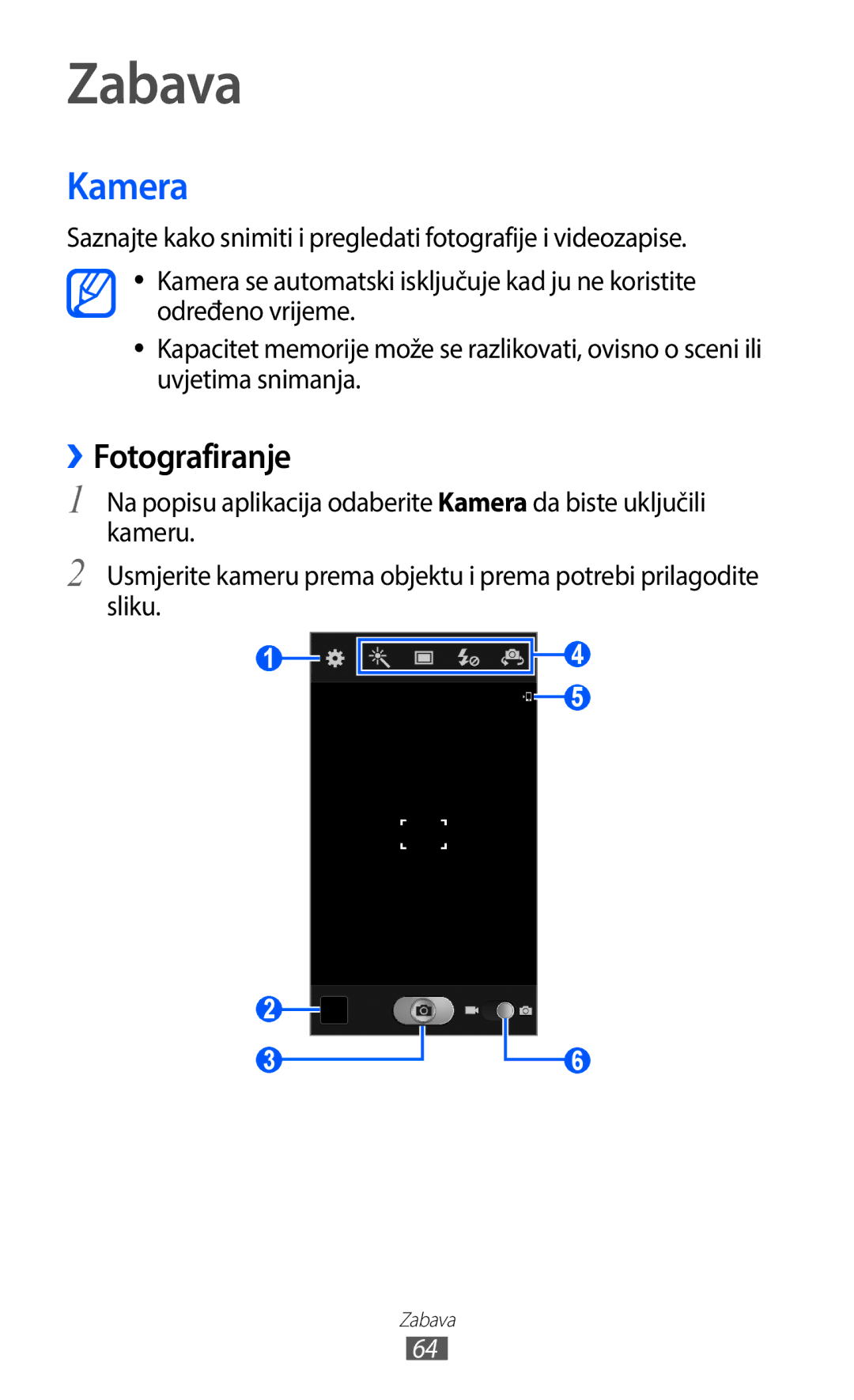 Samsung GT-I9100LKATRA, GT-I9100LKAATO, GT2I9100RWAVIP, GT-I9100RWAVIP, GT-I9100RWATRA manual Kamera, ››Fotografiranje 