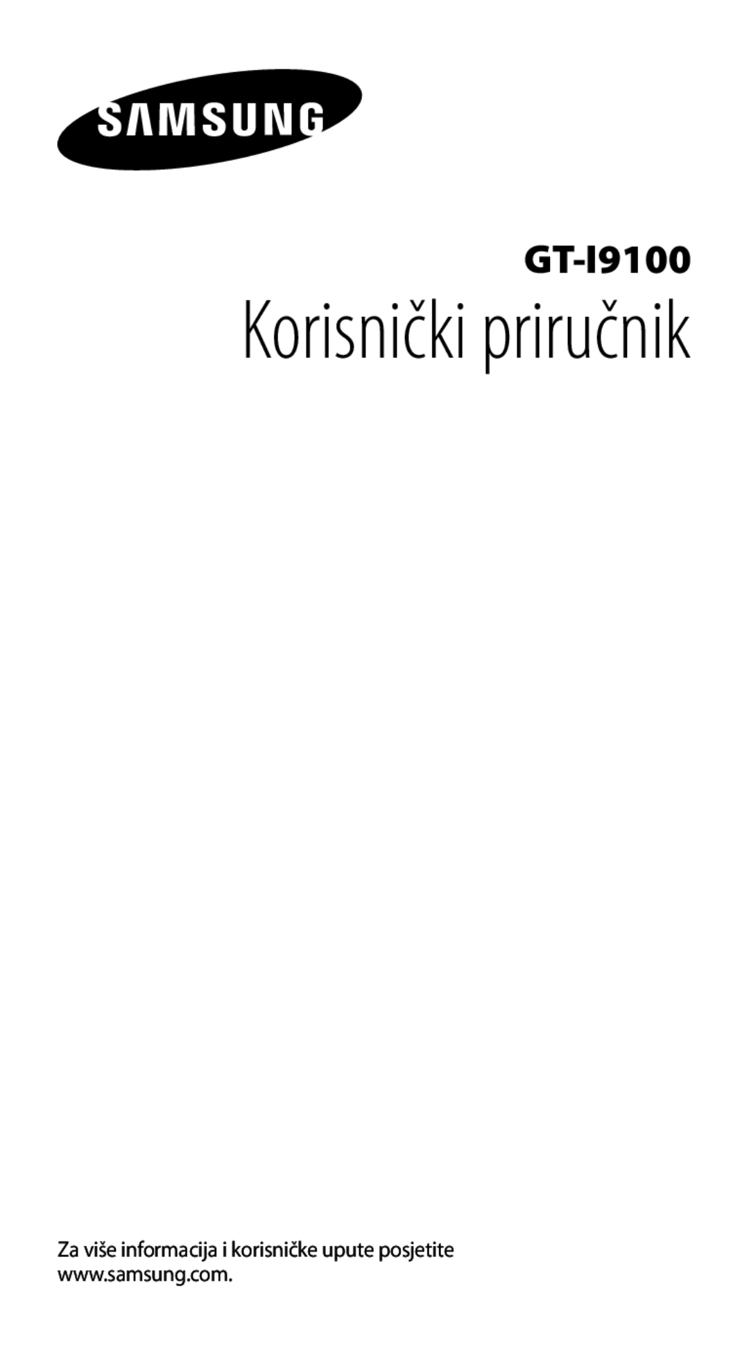 Samsung GT2I9100RWAVIP, GT-I9100LKAATO, GT-I9100RWAVIP, GT-I9100RWATRA, GT-I9100LKASMO manual Korisnički priručnik 