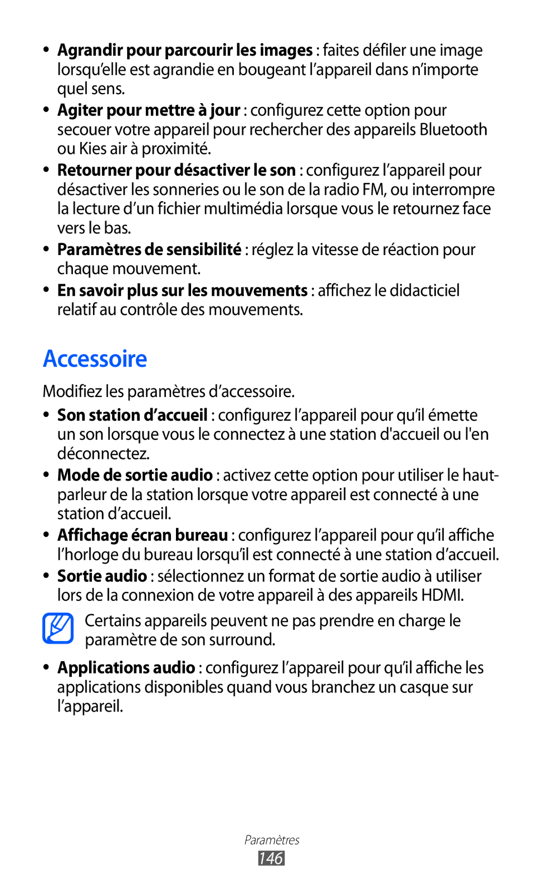 Samsung GT-I9100RWAFTM, GT-I9100LKAXEF, GT-I9100LKAFRE, GT-I9100LKABOG, GT-I9100LKALPM, GT-I9100LKAVGF manual Accessoire, 146 