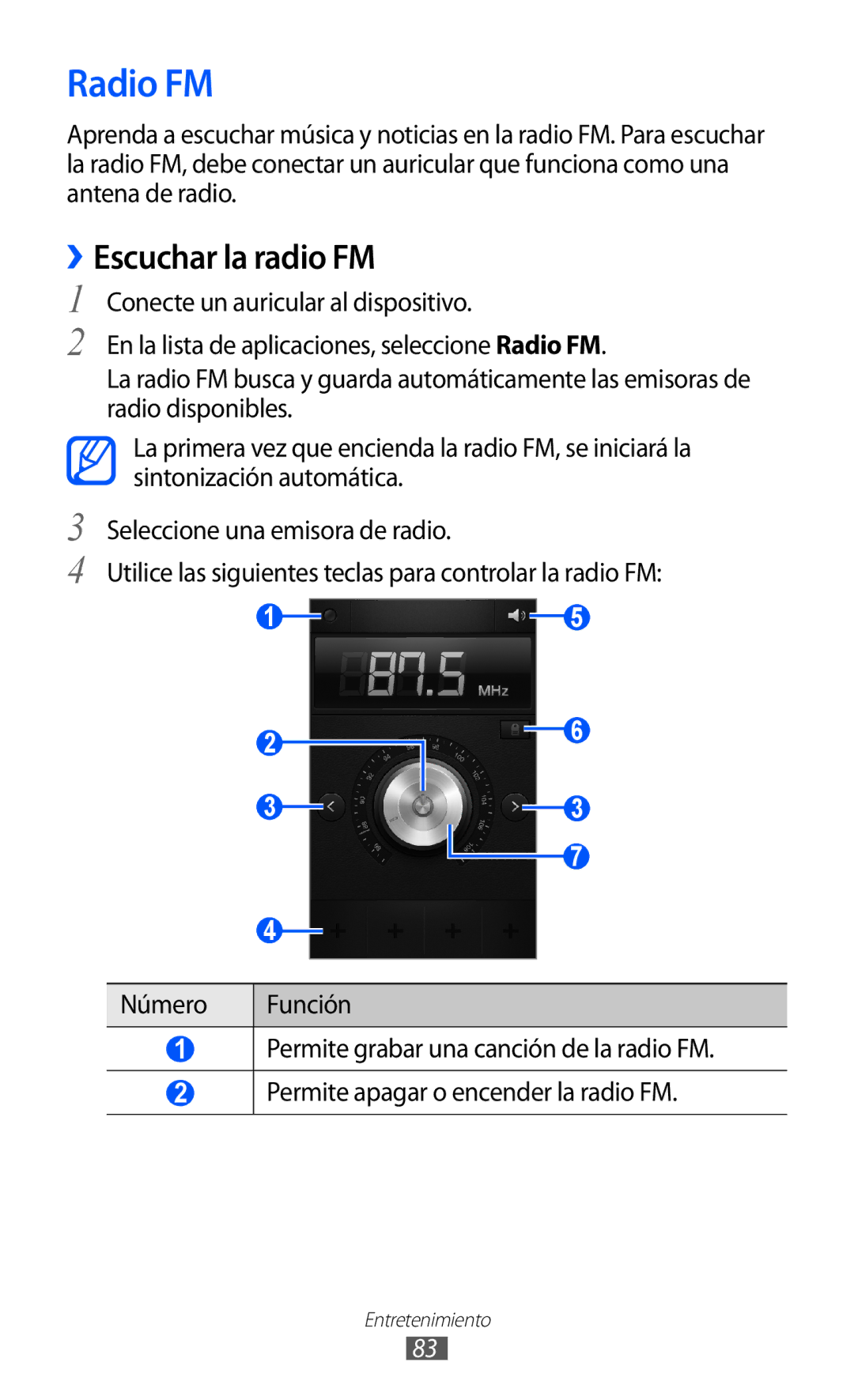 Samsung GT-I9100RWAATL, GT-I9100LKAXEU, GT-I9100LKAXSP, GT-I9100LKATPH, GT-I9100LKAEPL manual Radio FM, ››Escuchar la radio FM 