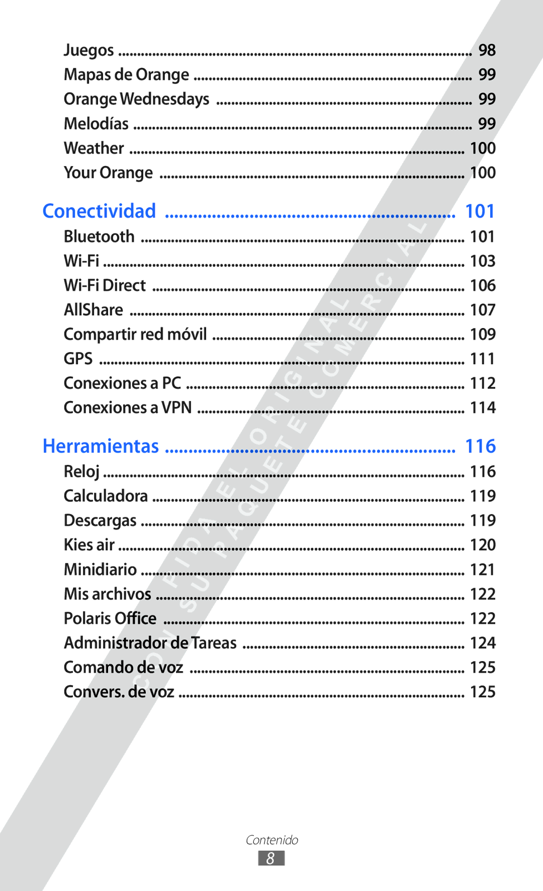 Samsung GT-I9100LKNATL, GT-I9100LKAXEU manual 101, 103, 106, 107, 109, 111, 112, 114, 116, 119, 120, 121, 122, 124, 125 