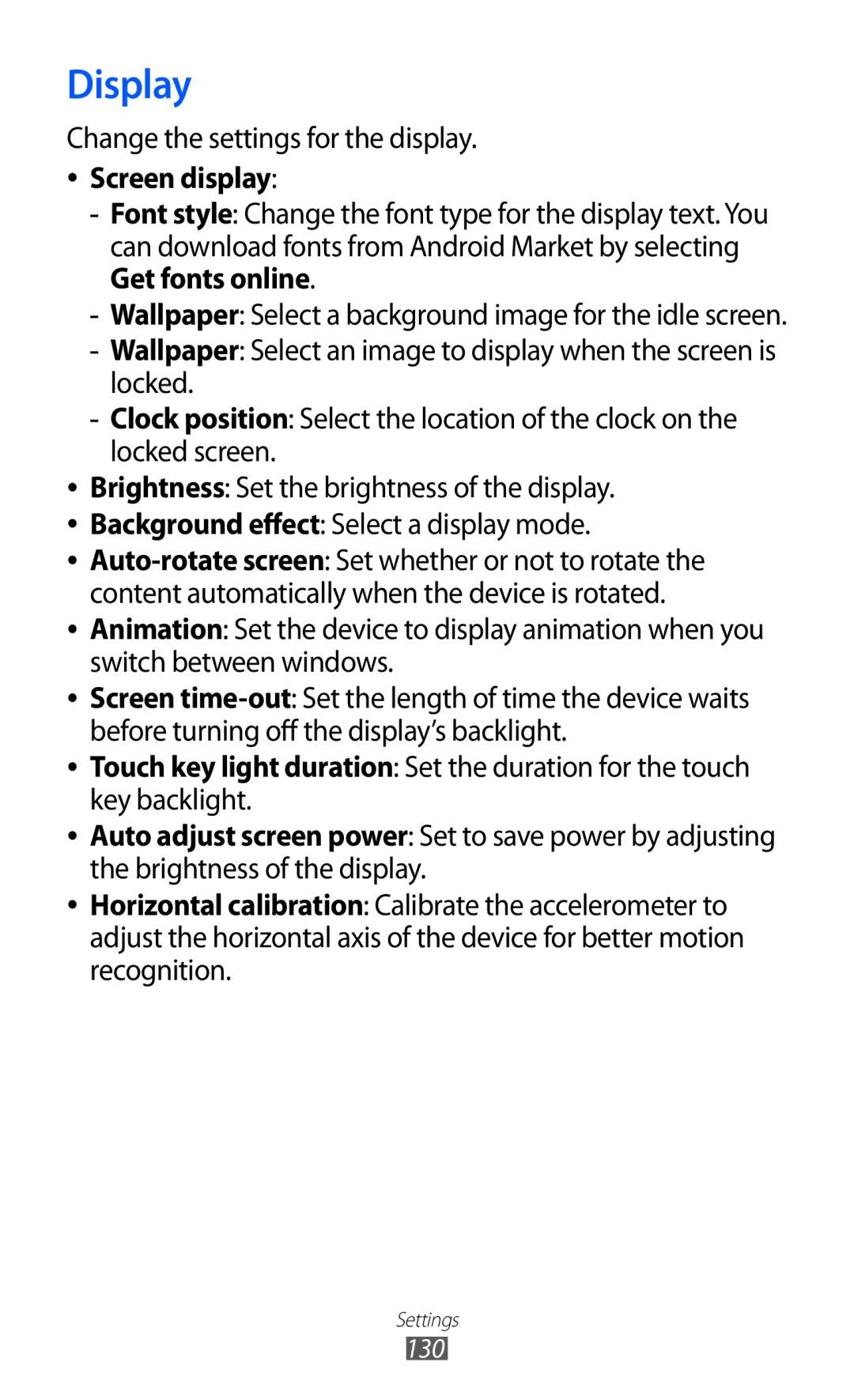 Samsung GT-I9100LKAXEU user manual Display, Screen display 