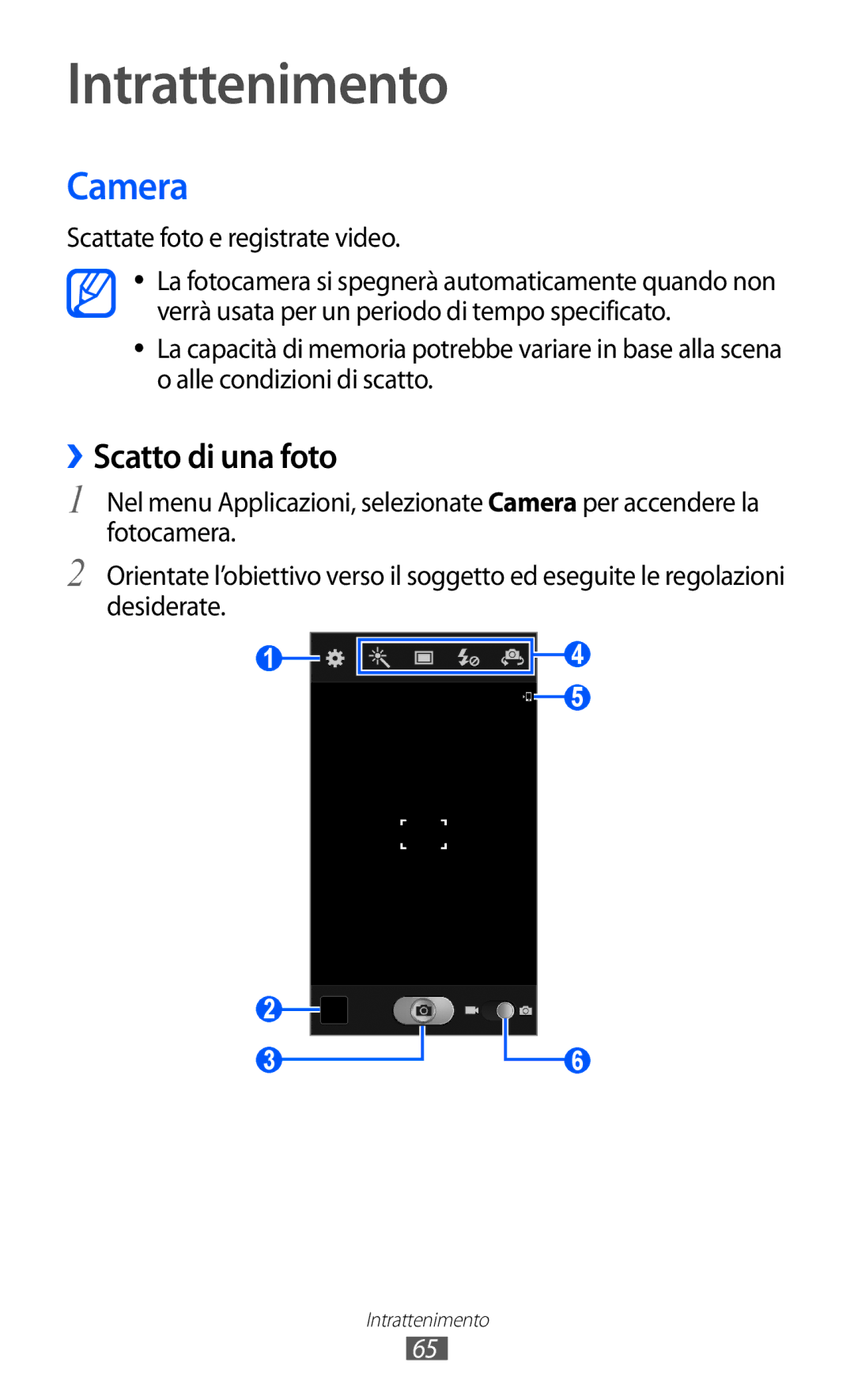 Samsung GT-I9100LKNTIM, GT-I9100LKAXSP, GT-I9100LKAITV manual Camera, ››Scatto di una foto, Scattate foto e registrate video 