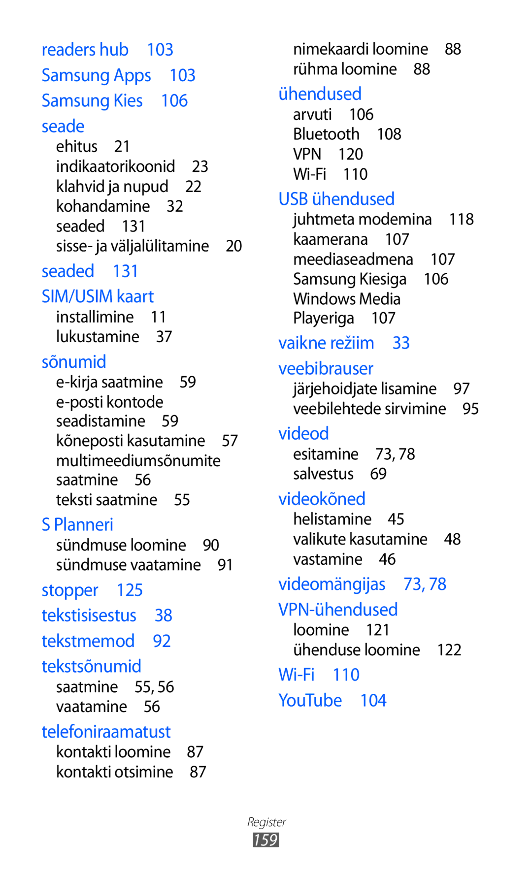 Samsung GT-I9100RWASEB, GT-I9100OIASEB, GT-I9100LKASEB manual Telefoniraamatust 