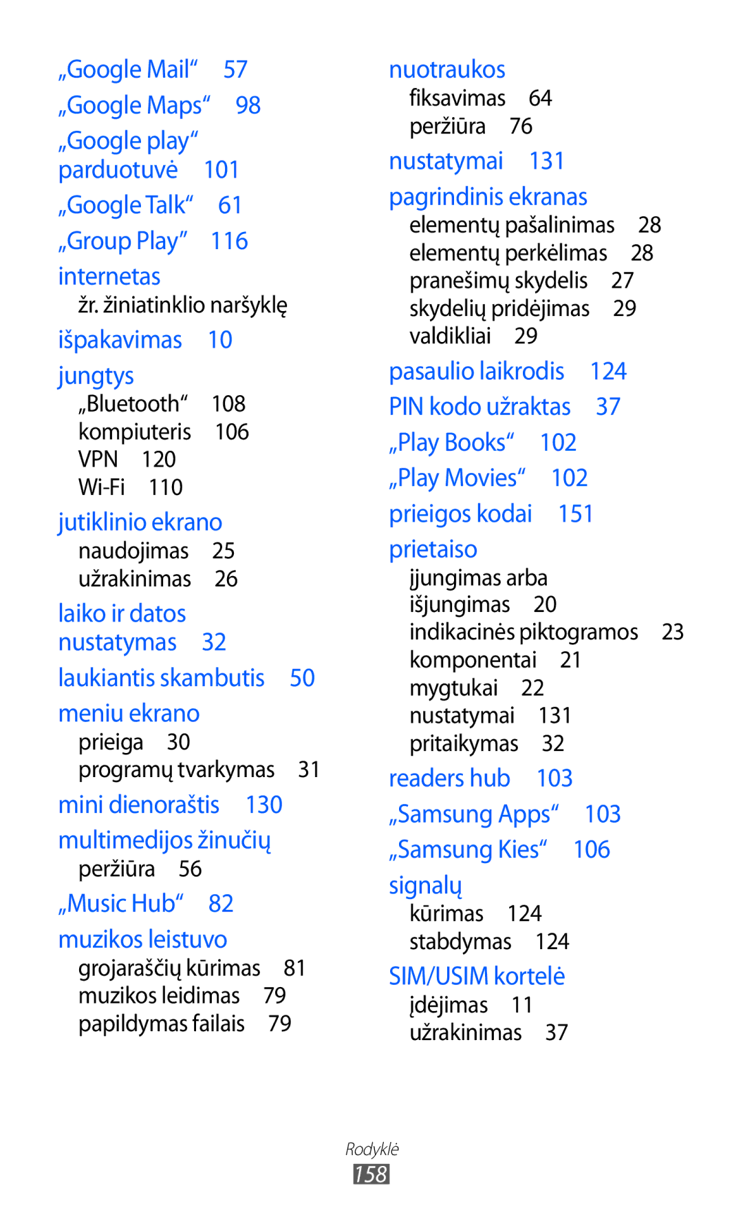 Samsung GT-I9100LKASEB, GT-I9100RWASEB, GT-I9100OIASEB manual Išpakavimas 10 jungtys 