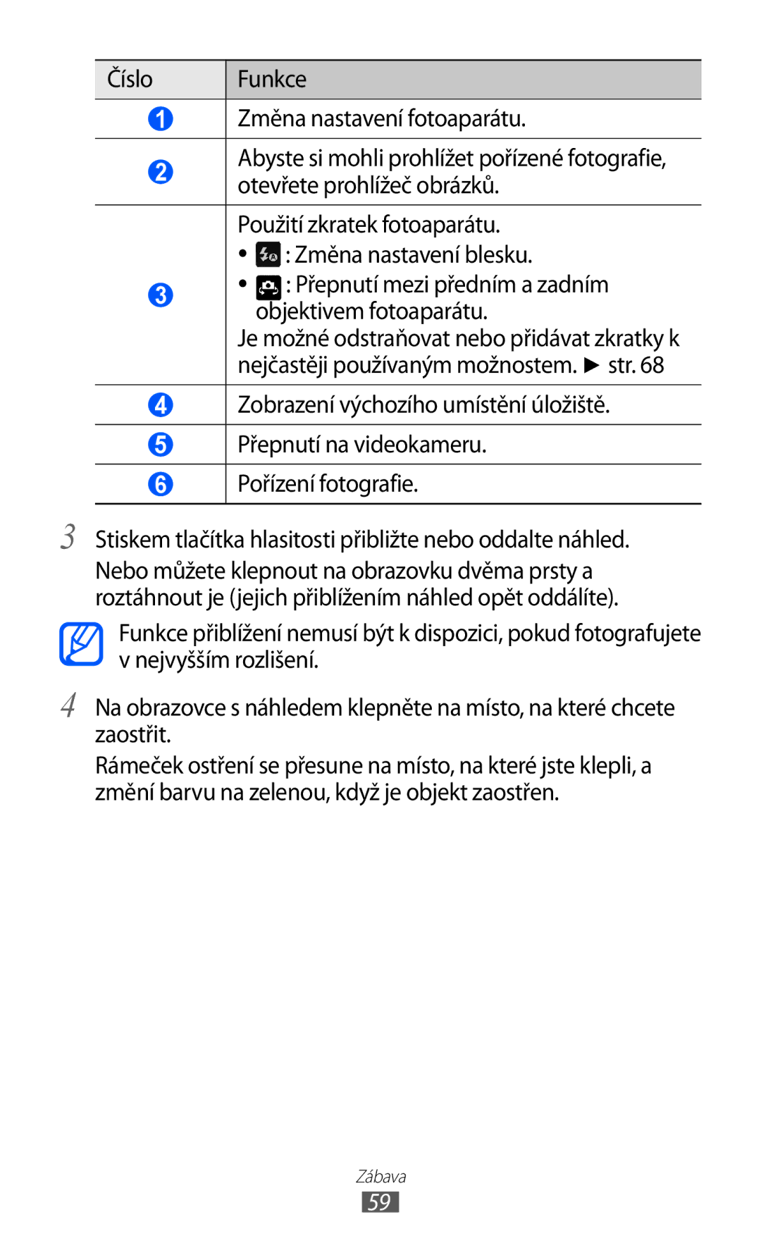 Samsung GT-I9100LKGXSK, GT-I9100RWGXEZ, GT-I9100LKGXEZ manual Nejčastěji používaným možnostem. str 