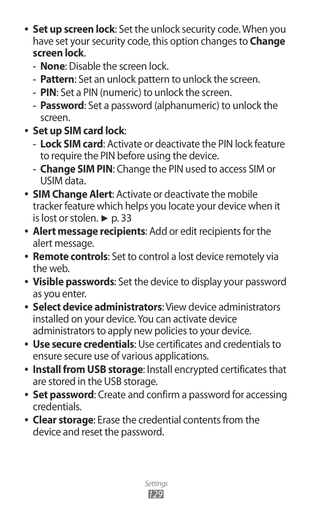 Samsung GT-I9103MAAAFG, GT-I9103MAASKZ, GT-I9103MAAXSG, GT-I9103MAAJED, GT-I9103MAAABS, GT-I9103MAAAFR Set up SIM card lock 