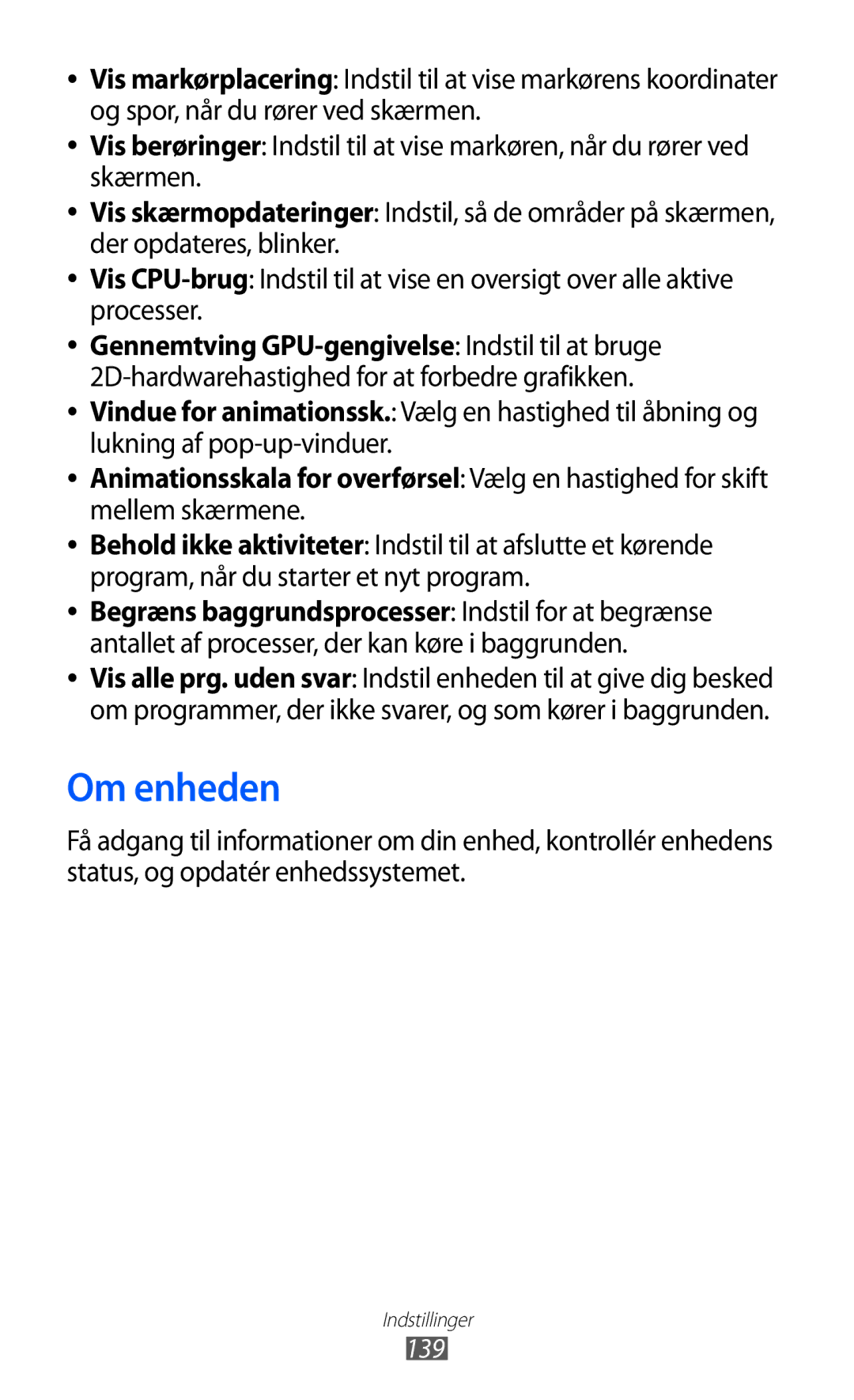 Samsung GT-I9103MAANEE manual Om enheden 