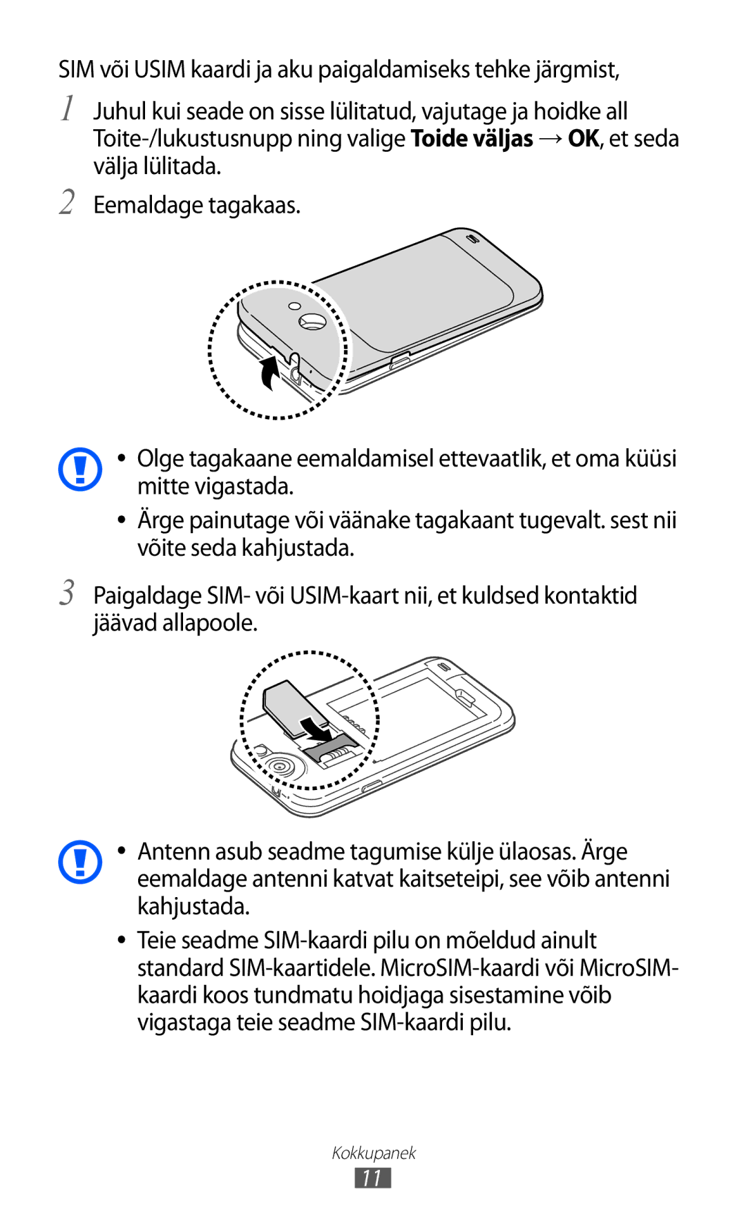 Samsung GT-I9103MAASEB manual Kokkupanek 