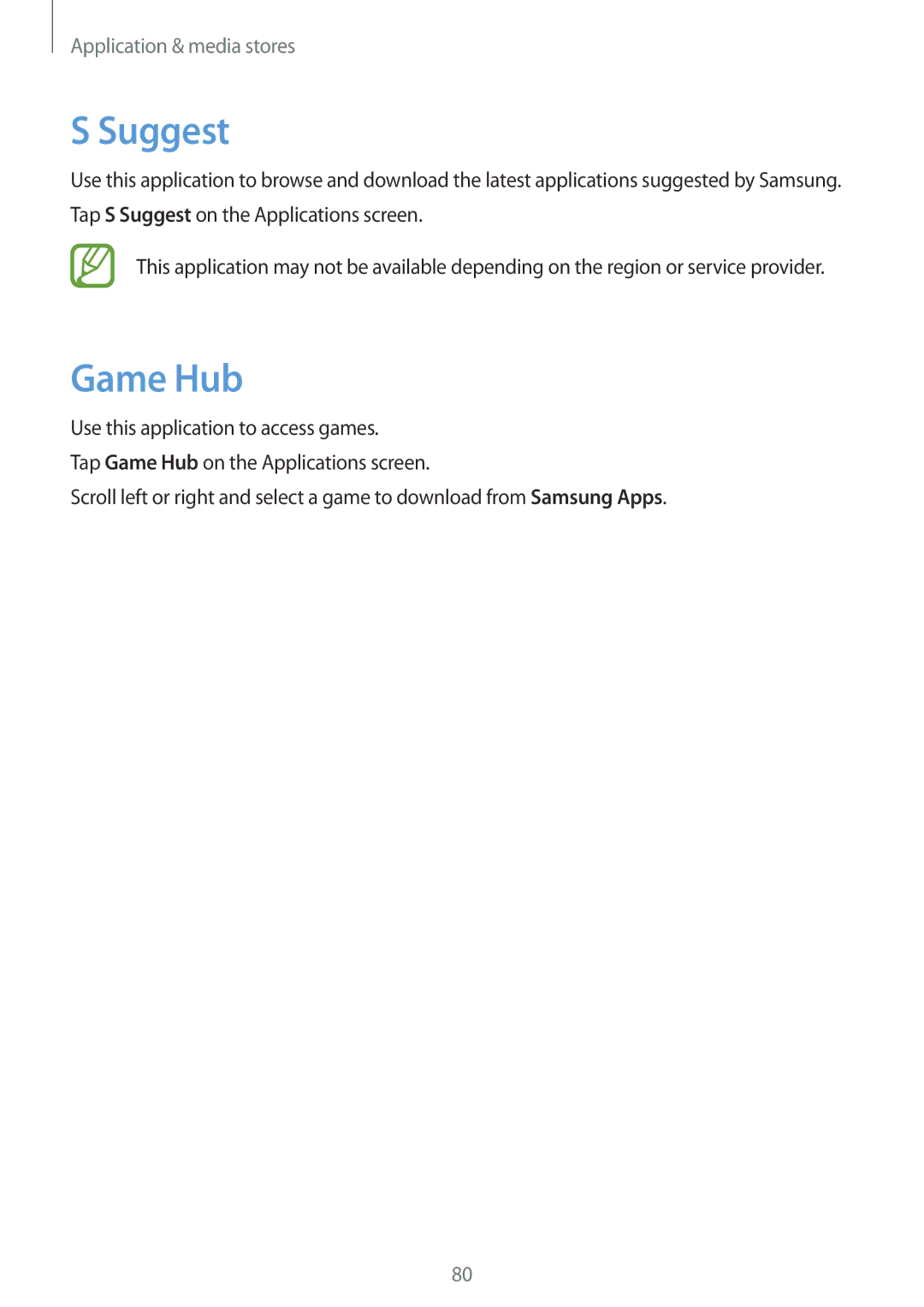 Samsung GT-I9105UADSER, GT-I9105CWDSER manual Suggest, Game Hub 