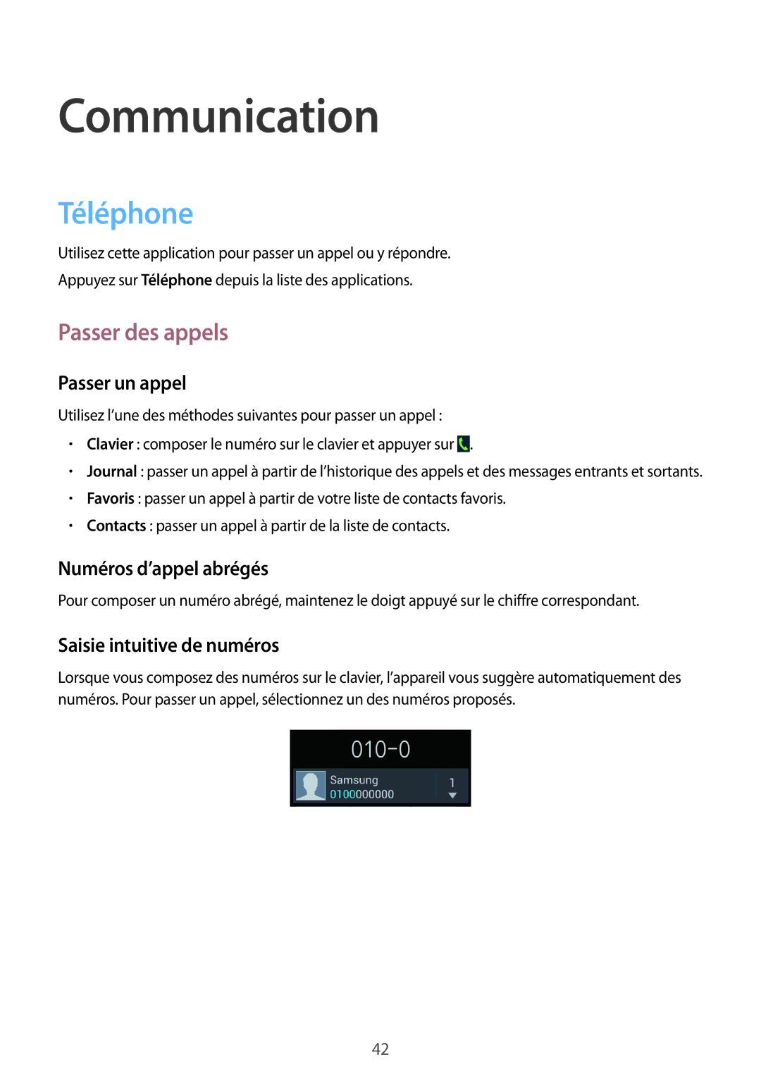 Samsung GT-I9105UANBGL, GT-I9105UANCOA, GT-I9105CWNBGL, GT2I9105CWNGBL manual Communication, Téléphone, Passer des appels 