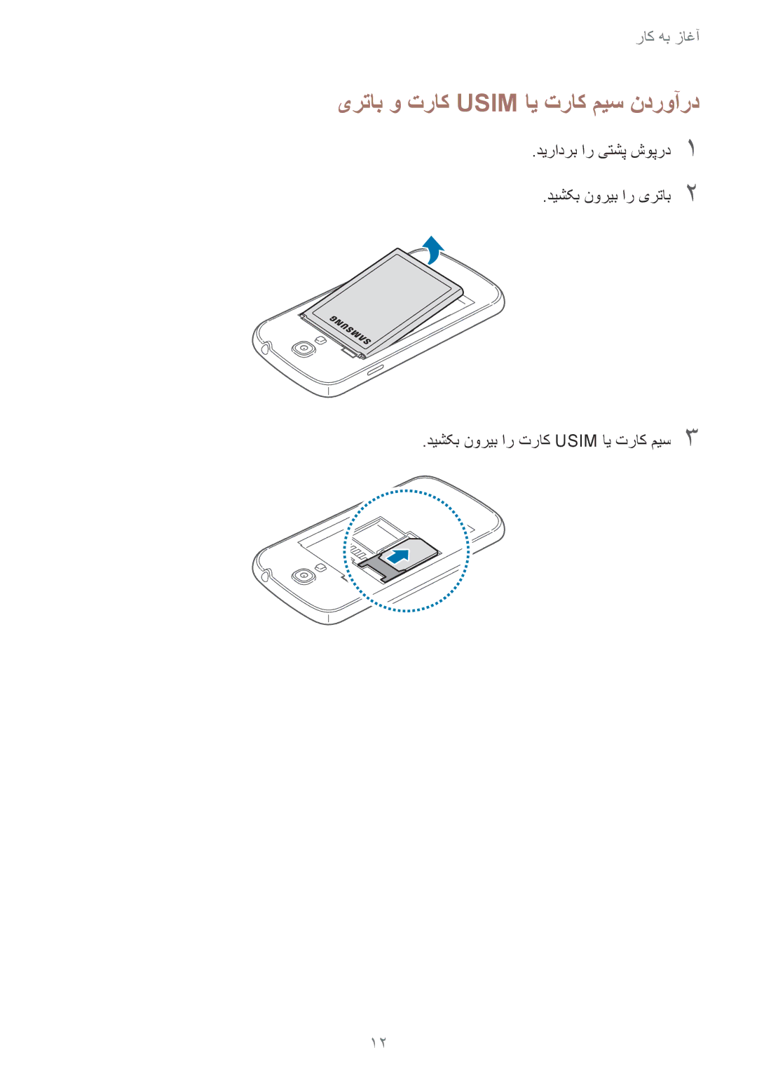 Samsung GT-I9190ZRZTHR, GT-I9190ZKAXFE, GT-I9190ZNATHR, GT-I9190ZRATHR, GT-I9190DKYTHR یرتاب و تراک Usim ای تراک میس ندروآرد 