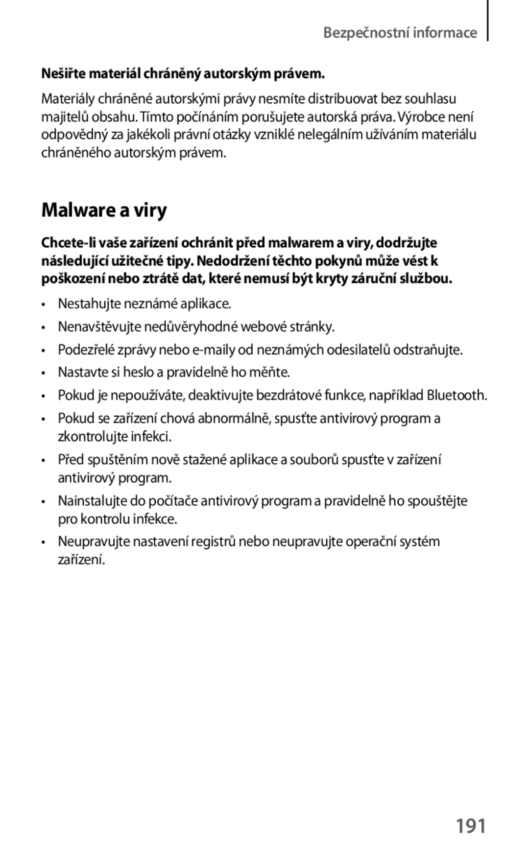 Samsung GT-I9195ZWIETL, GT-I9195DKYPLS, GT-I9195ZKIATO, GT-I9195ZKAATO, GT-I9195ZWAXEO, GT-I9195ZPAEUR Malware a viry, 191 