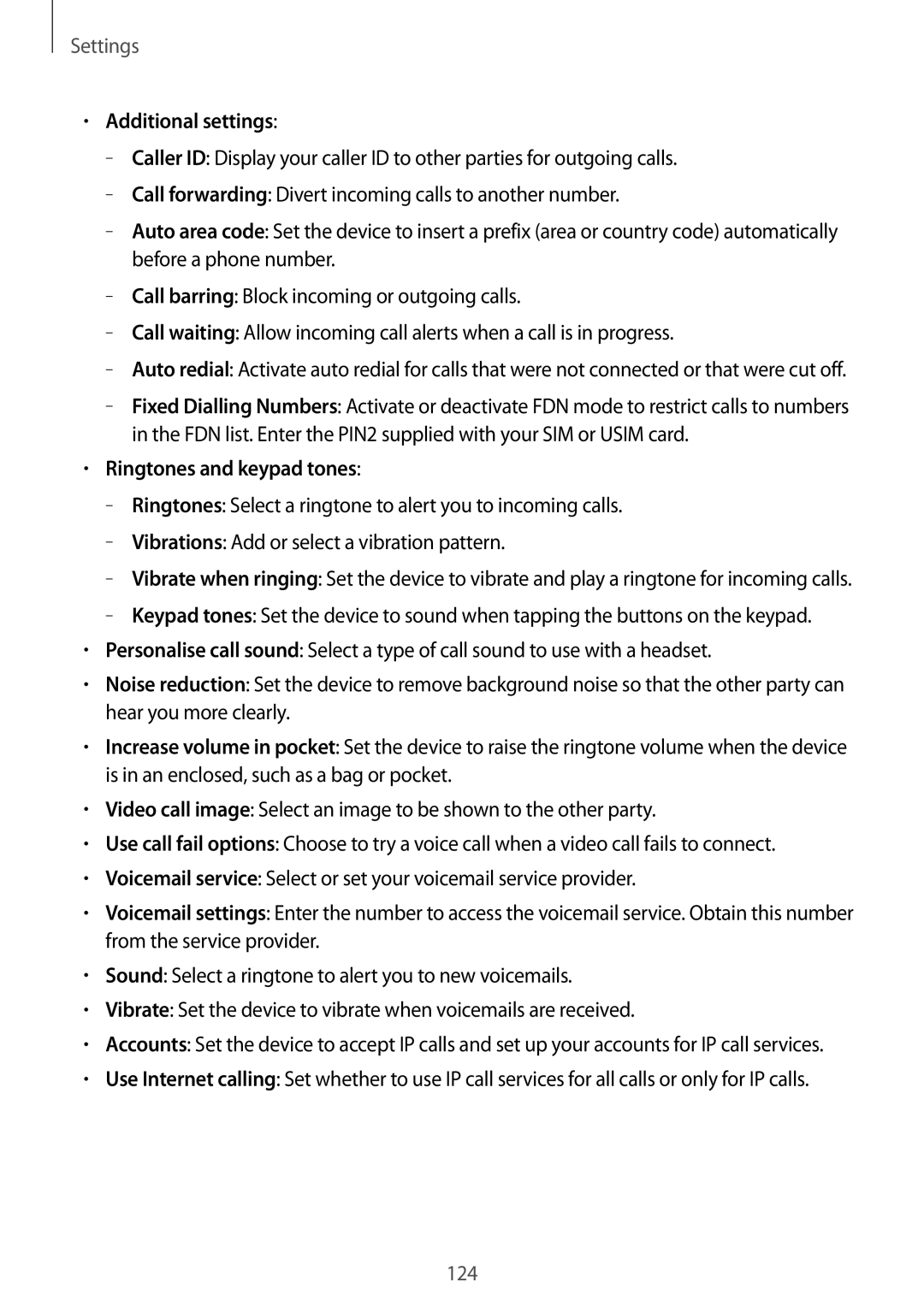 Samsung GT-I9295 user manual Additional settings, Ringtones and keypad tones 