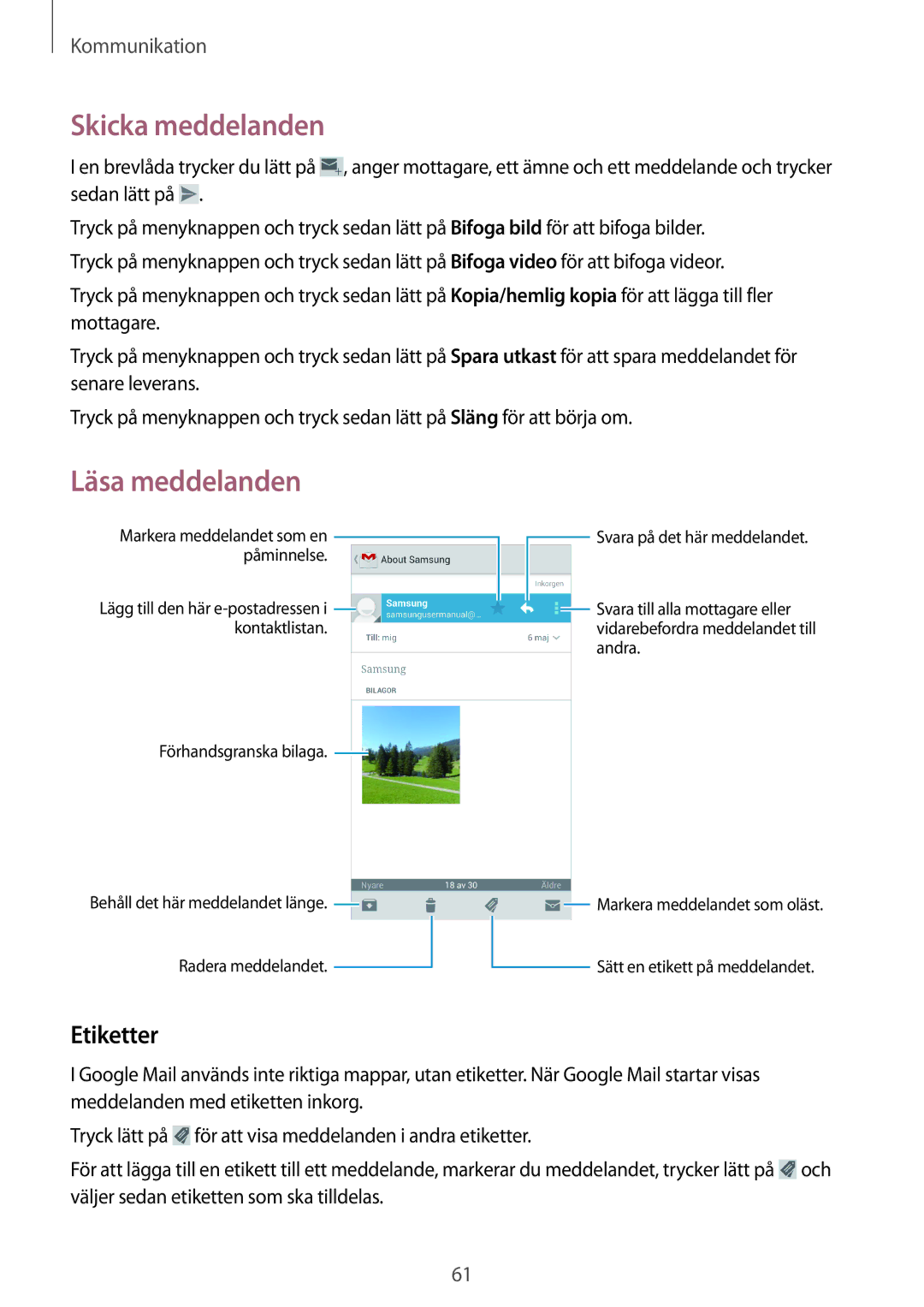 Samsung GT-I9295ZBANEE, GT-I9295MOANEE, GT-I9295ZAANEE, GT-I9295ZOANEE manual Etiketter 