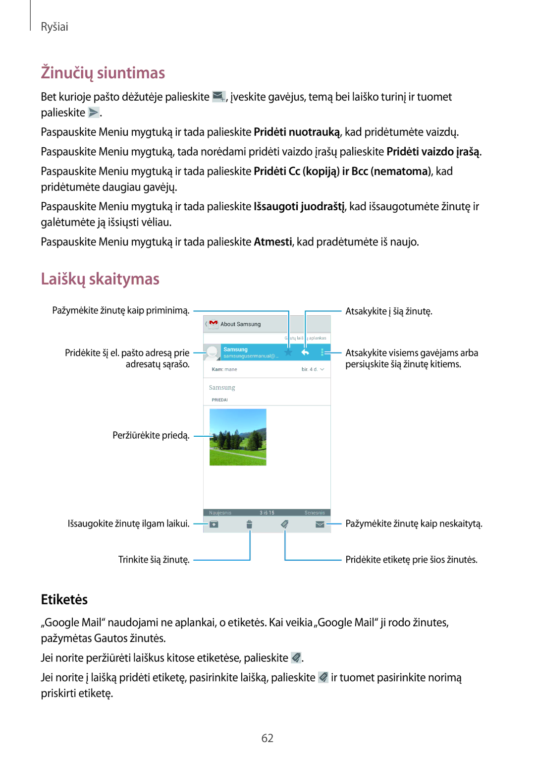 Samsung GT-I9295ZBASEB, GT-I9295ZOASEB, GT-I9295ZAASEB manual Etiketės 