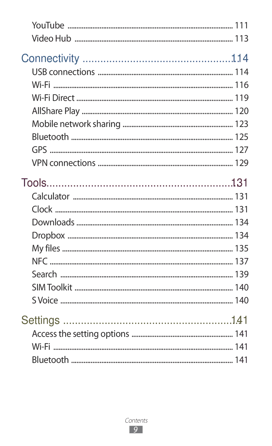 Samsung GT-I9300 user manual Tools 