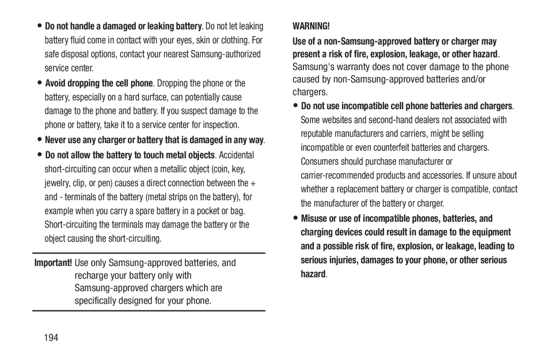 Samsung GT-I9300BLACK user manual 194 