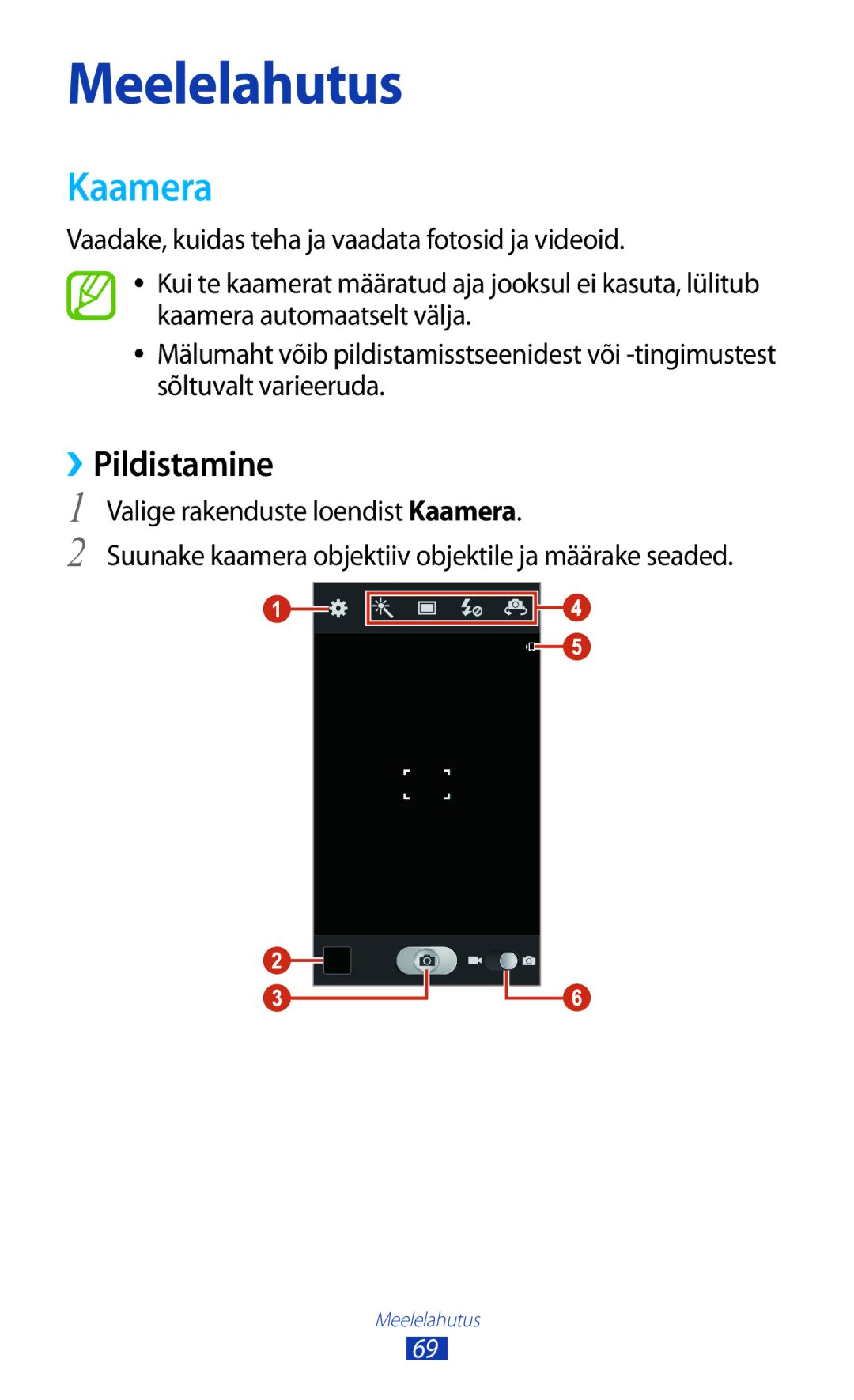 Samsung GT-I9300GRDSEB, GT-I9300GRZSEB, GT-I9300ZNDSEB, GT-I9300RWZSEB, GT-I9300TADSEB, GT-I9300RWDSEB Kaamera, ››Pildistamine 