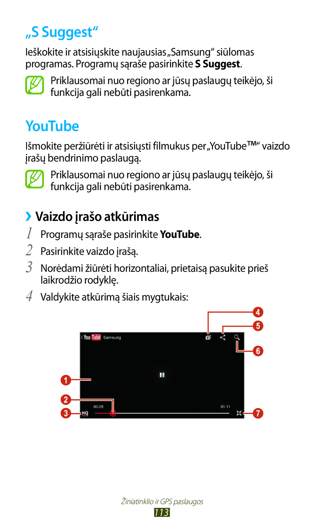 Samsung GT-I9300MBDSEB, GT-I9300GRZSEB, GT-I9300ZNDSEB, GT-I9300RWZSEB, GT-I9300TADSEB, GT-I9300RWDSEB „S Suggest, YouTube 