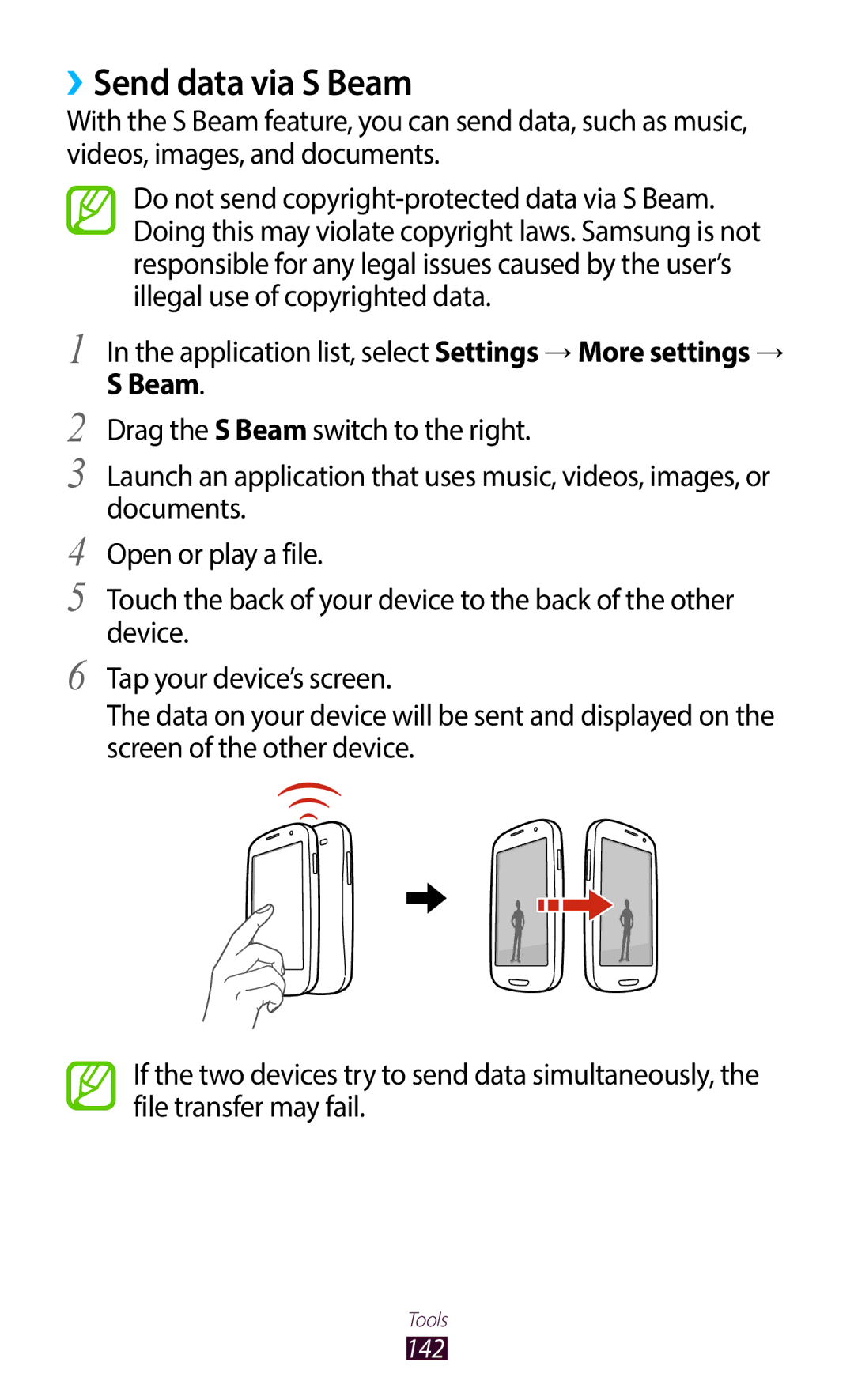 Samsung GT-I9300MBXXSG, GT-I9300MBDXSG, GT-I9300RWAKSA, GT-I9300RWDABS, GT-I9300RWDJED, GT-I9300RWXJED ››Send data via S Beam 