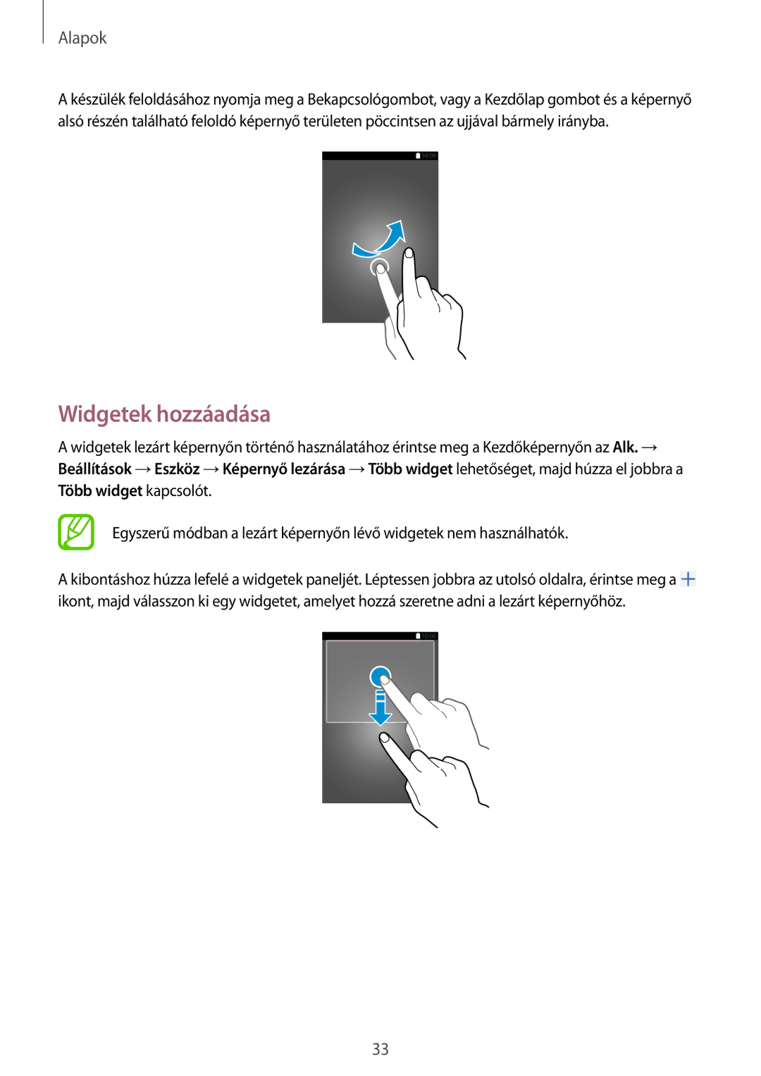 Samsung GT-I9305MBDTPL, GT-I9305MBDXEO, GT-I9305MBDPRT, GT-I9305RWDPRT, GT-I9305RWDDBT, GT-I9305OKDDBT Widgetek hozzáadása 