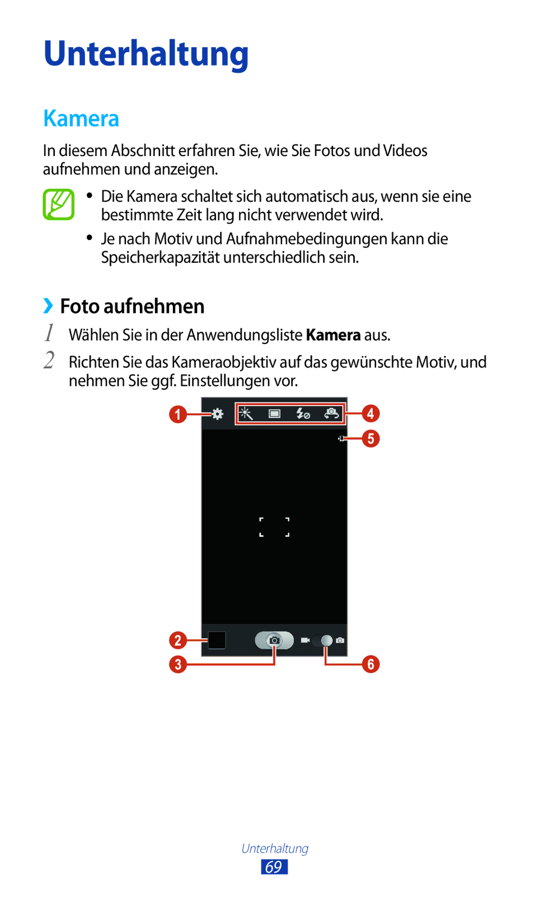 Samsung GT-I9305MBDCOS, GT-I9305OKDTMN, GT-I9305RWDCOS, GT-I9305RWDDTM, GT-I9305OKDTPH manual Kamera, ››Foto aufnehmen 