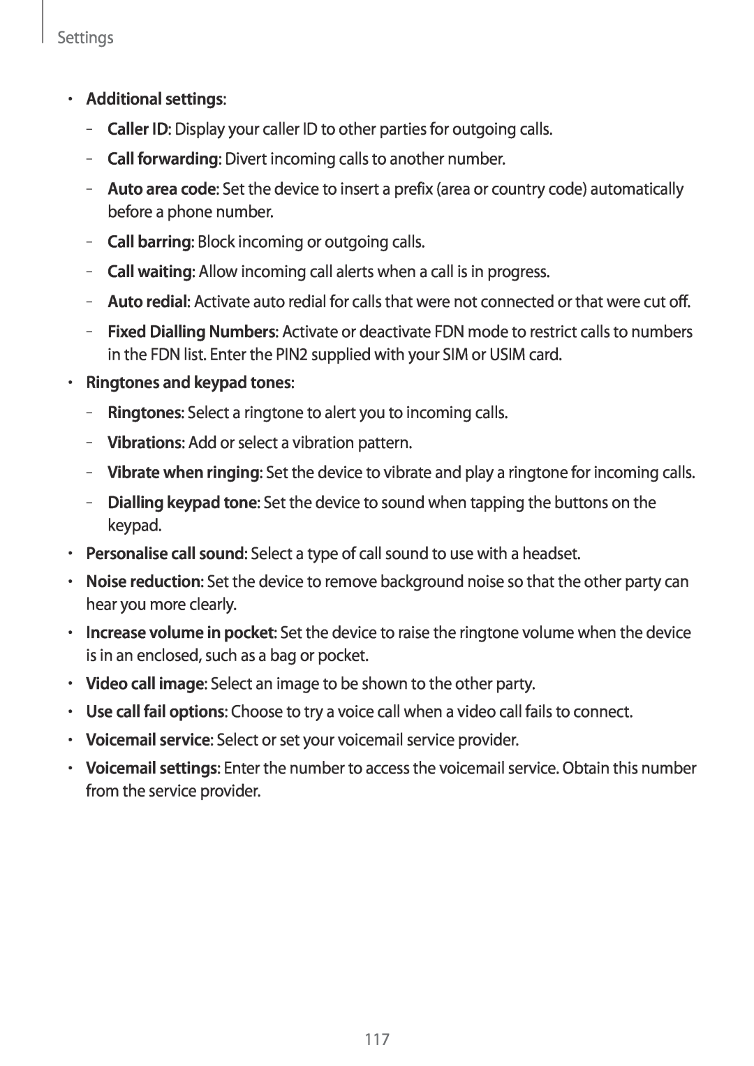 Samsung GT-I9305MBDTPL, GT-I9305OKDTMN, GT-I9305RWDCOS manual Additional settings, Ringtones and keypad tones, Settings 