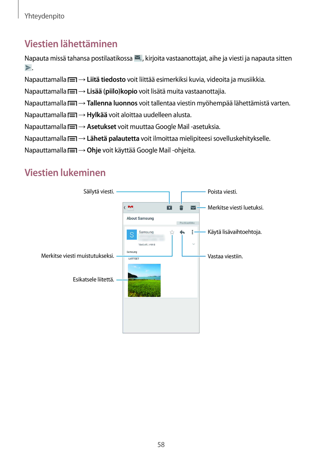 Samsung GT-I9305OKDTLA, GT-I9305RWDNEE, GT-I9305ZNDNEE, GT-I9305OKDNEE, GT-I9305OKDHTD, GT-I9305RWDTLA Viestien lähettäminen 