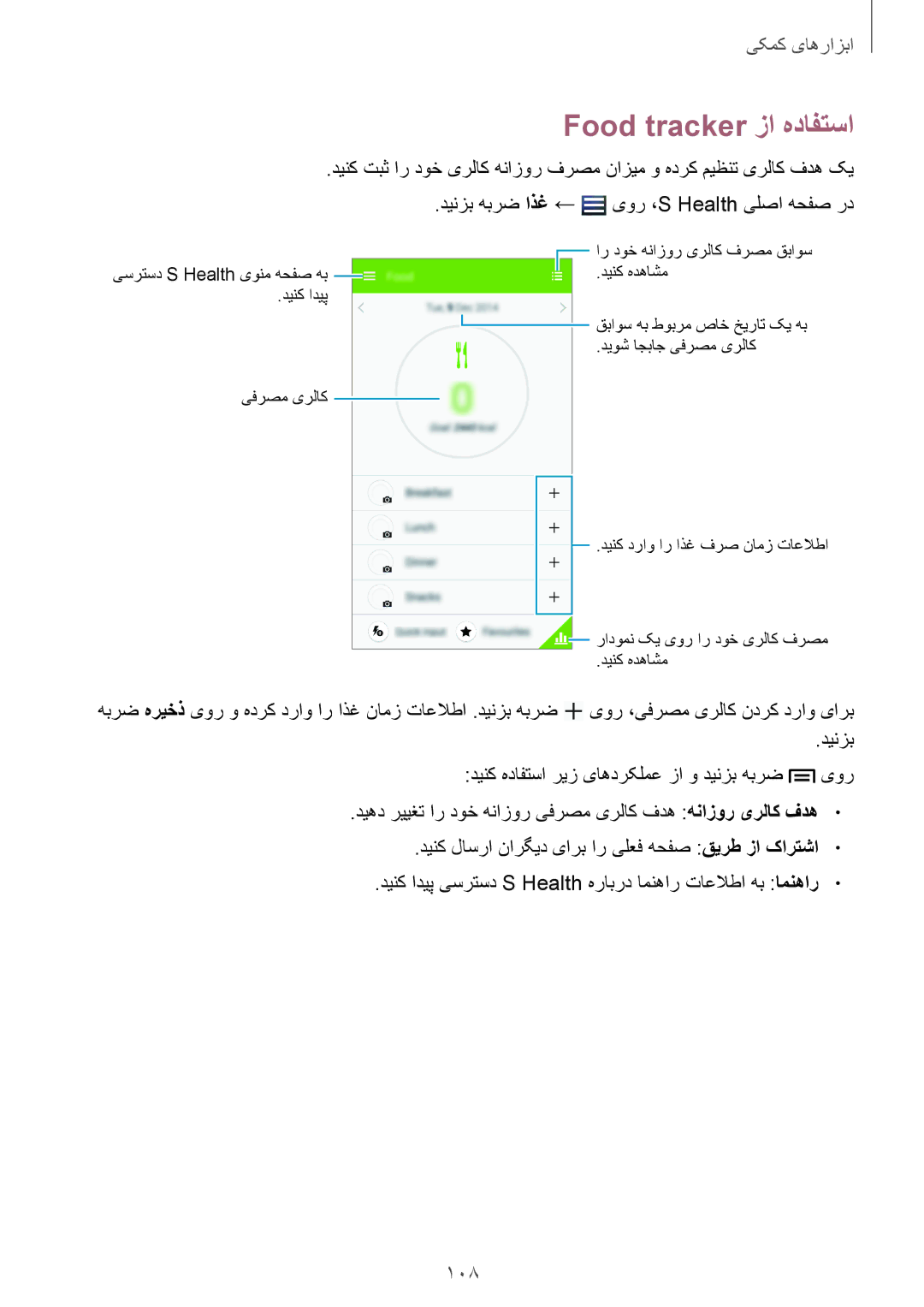 Samsung GT-I9500ZNATHR, GT-I9500DKYAFG, GT-I9500DKYBTC, GT-I9500GNAAFR, GT-I9500GNAKSA, GT-I9500ZWZCAC Food tracker زا هدافتسا 