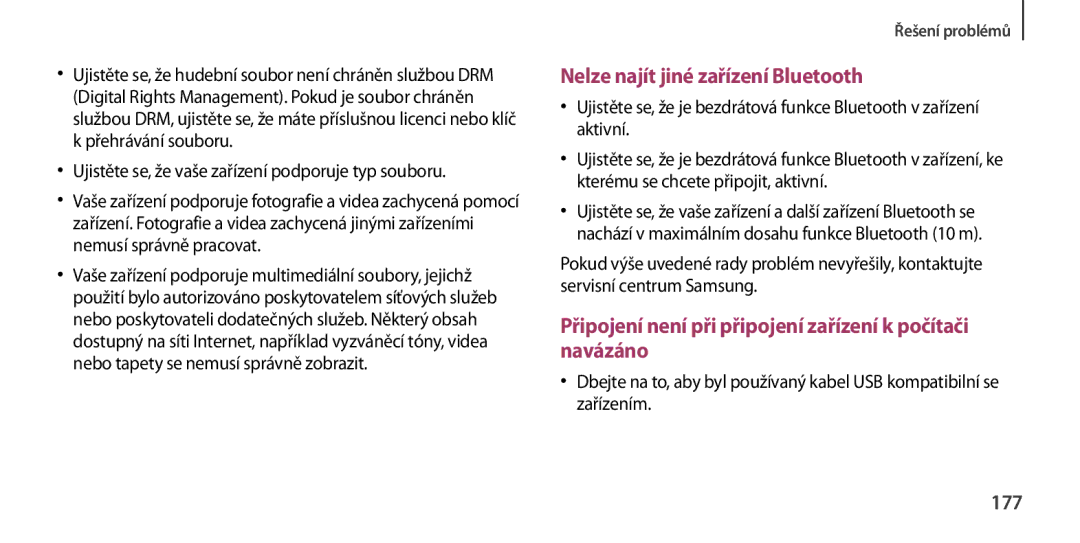 Samsung GT-I9505DKYPLS, GT-I9505ZKATPL, GT-I9505DKYXEO manual 177, Ujistěte se, že vaše zařízení podporuje typ souboru 