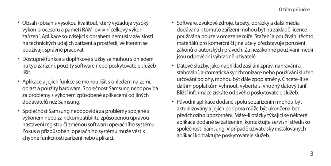 Samsung GT-I9505ZKAPLS, GT-I9505ZKATPL, GT-I9505DKYXEO, GT-I9505ZWACOS, GT-I9505ZKAIDE, GT-I9505ZWAIDE manual Této příručce 