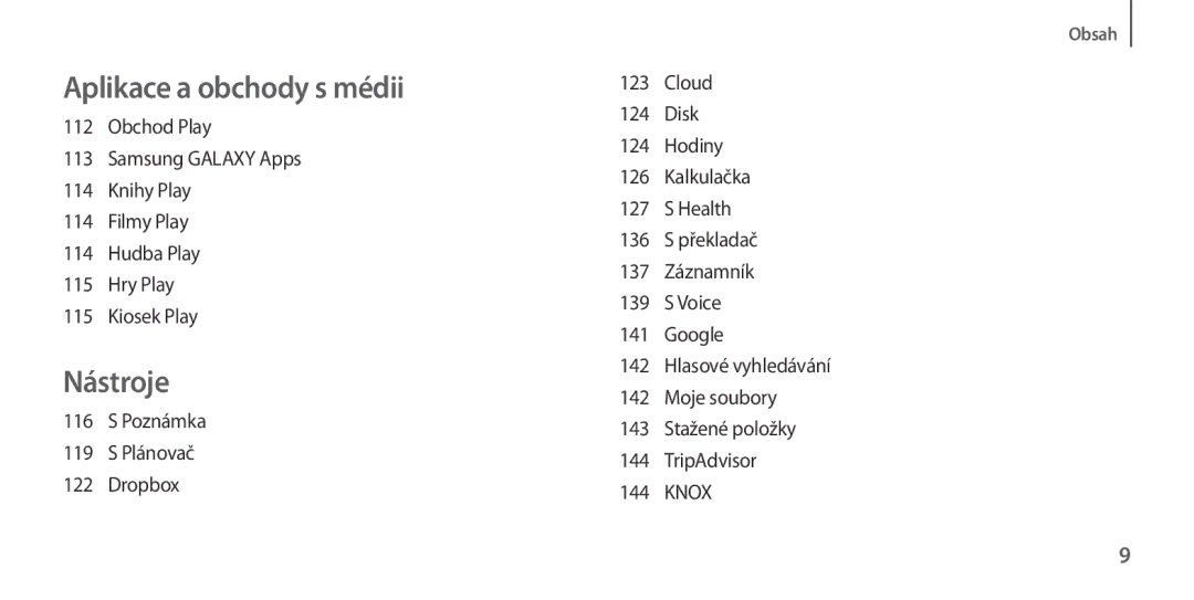 Samsung GT-I9505ZWAXEO, GT-I9505ZKATPL, GT-I9505DKYXEO, GT-I9505ZWACOS, GT-I9505ZKAPLS Nástroje, Poznámka Plánovač Dropbox 