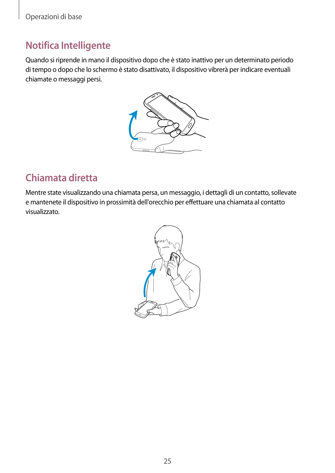 Samsung GT-I9505ZKAOMN, GT-I9505ZKATPL, GT-I9505ZKADBT, GT-I9505DKYXEO manual Notifica Intelligente, Chiamata diretta 